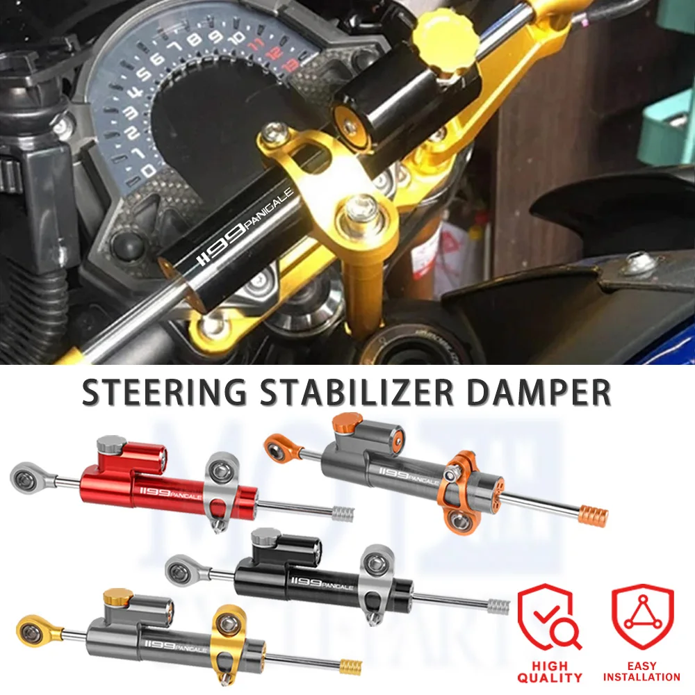 

For Ducati 1199 Panigale/S/TRicoloR 1199Panigale 2012-2015 2013 2014 Universal Motorcycle Adjustable Steering Damper Stabilizer