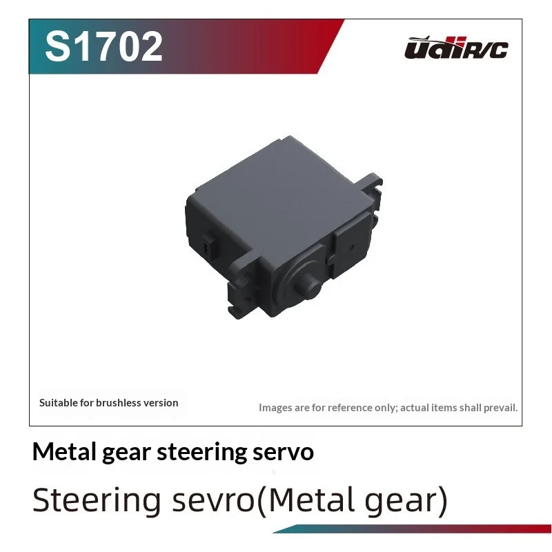 Udirc S1702 Metal Gear Steering Servo For M16 1610S Brushless RC Car Replacement Part view 3