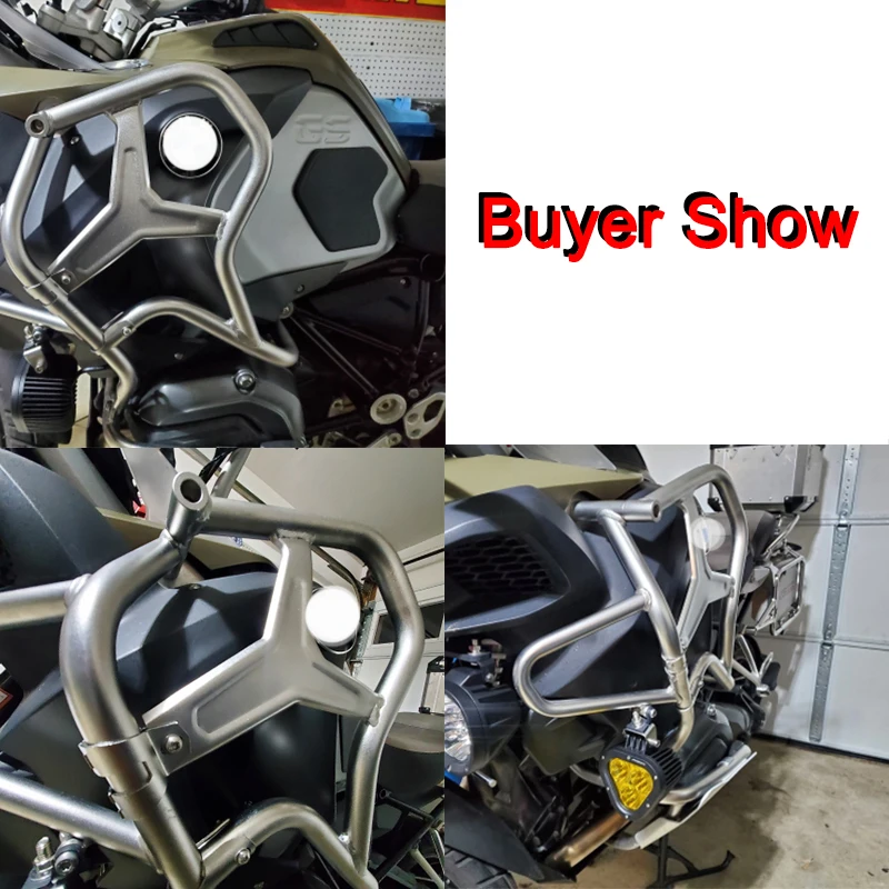 Motorcycle Tank Crash Bar Extension Bumper Fairing Frame Protector For BMW R1200GS LC Adventure R1200GSA R 1200 GS ADV 2014-2019