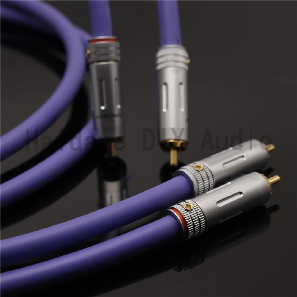Haldane คู่ HIFI คุณภาพสูง RCA อ้างอิง Interconnect Audio สำหรับ FURUTECH FA-as22สาย