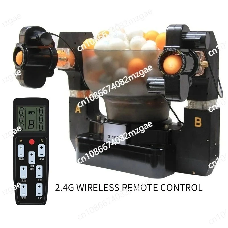 Ping Pong Ball Launcher Machine with Automatic Training System for Table Tennis Practice, Model HP-S1001 for Skills