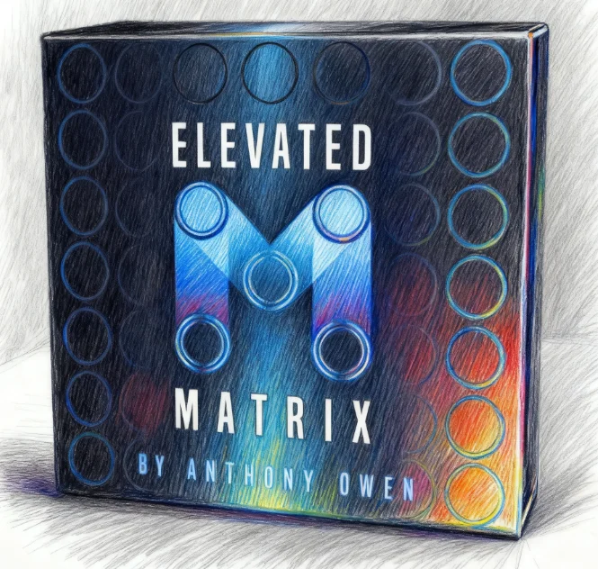 

Elevated Matrix by Anthony Owen – Close-Up Coin Magic Trick Illusion Prop for Magicians Street & Bar Magic Show