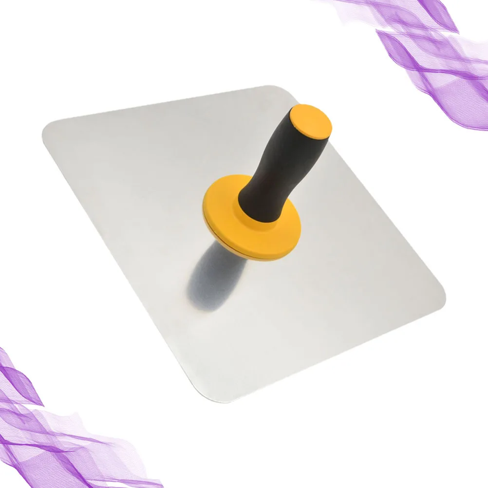 مجرفة ألومنيوم بمقبض بلونين، لوح طين لأداة تسوية التجصيص الخرساني، مجرفة يدوية لسطح تلميع البولندية