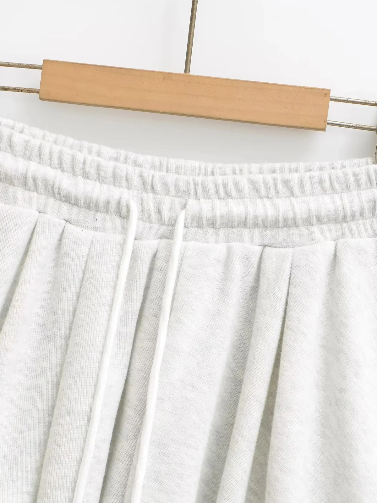 Sweet And Spicy High Waist Dstring Pleated  Skirt Women's Elastic Waist Anti-Light A-Line ort Skirt Spor Sle