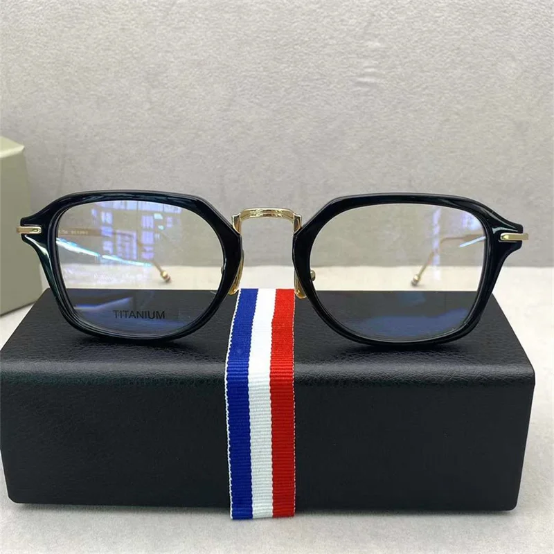 

Thom Brand Square Acetate Titanium Prescription Glasses Frame TBX423 Men Women Eyeglasses Myopia Reading Gafas Oculos De Grau