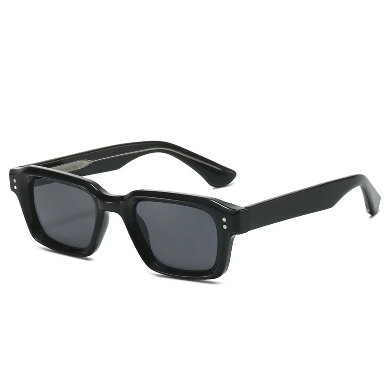 Korean version of fashion box sunglasses men and women senior sense of daily decorative glasses