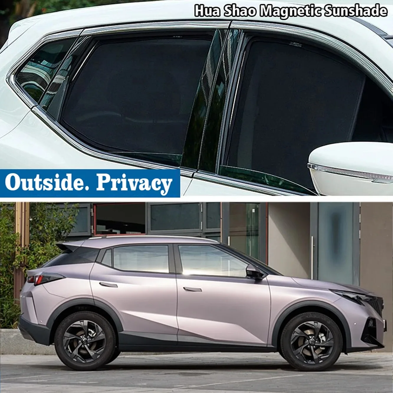 

For GAC Trumpchi GS3 EMZOOM 2023 2024 2025 2026 Magnetic Car Sunshade Shield Windshield Frame Curtain Sun Shades Accessories
