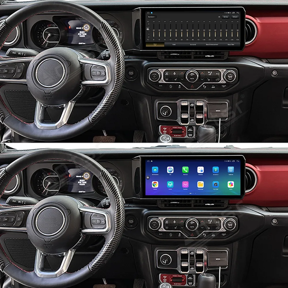

12.3 Inch Android 13 CarPlay Car Radio For Jeep Wrangler JL 2018-2021 AI Touch Screen Multimedia Player GPS Navigation Headunit