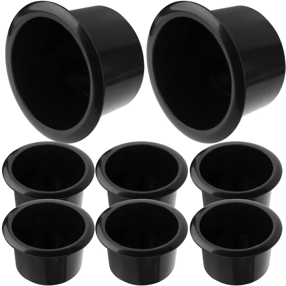 

8pcs Business Car Cup Holder Heavy Duty Plastic Anti Spill Travel Accessories Sofa Table RV Insert Beverage Rack