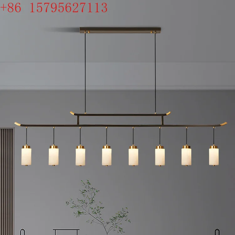 

Новая китайская люстра в китайском стиле дзен чайная комната полностью медный кабинет ресторан барная стойка ретро лампы