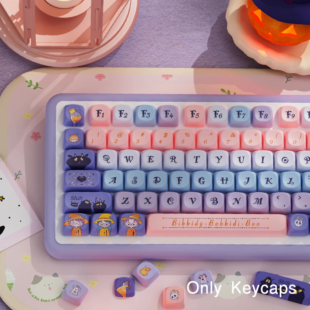 112 Keys MOA Profile PBT Keycap For Cherry Mx Switch Mechanical Keyboard Anime Cartoon Keycaps Dye Sub MCA key caps Customs DIY