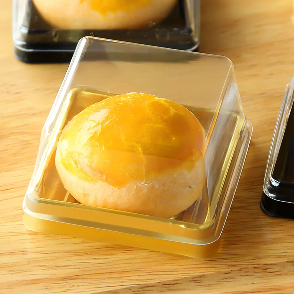 

150 Pcs Container Blister Egg Yolk Crisp Box Plastic Dessert Boxes Cake The Pet Moon Holder