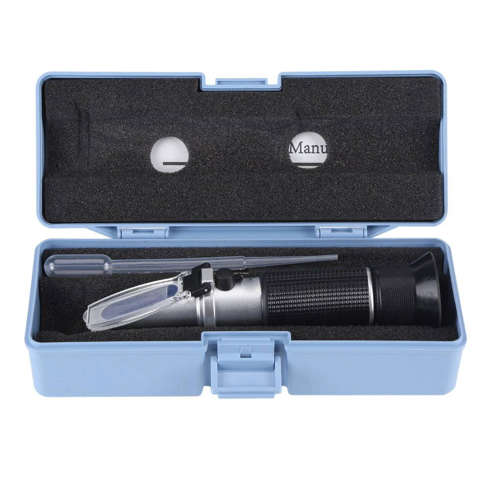 Professional Brix Refractometer 0-32% Accurate Sugar Content Tester Portable Refractometer for Beer Juice Fruit Drinks