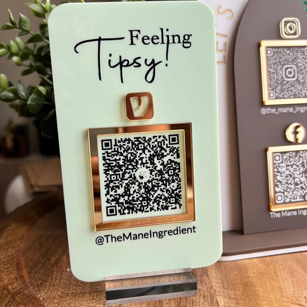 علامة رمز الاستجابة السريعة الملمس، علامة عمل مخصصة، مسح شخصي لدفع المسح الضوئي إلى جرة نصيحة رقمية، علامة جرة رؤية افتراضية