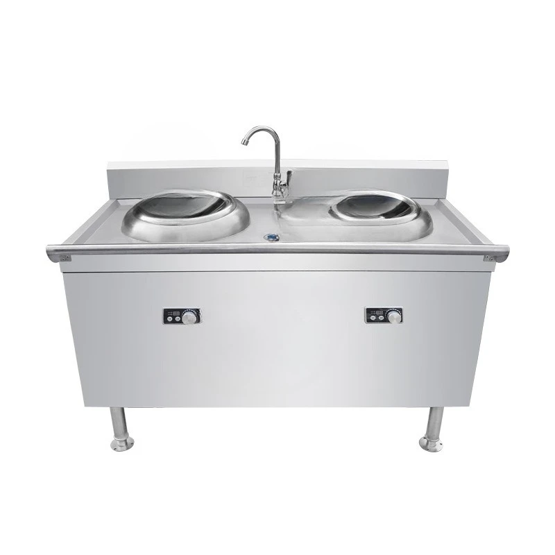 Marine stove double head electric frying stove 440V cooking electromagnetic