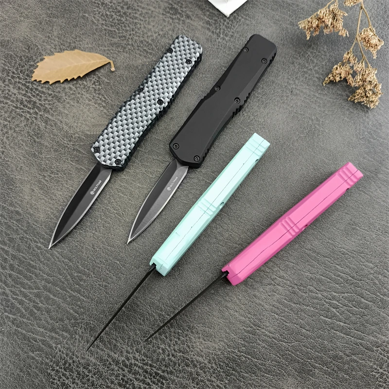 Mini A07 Pocket Knife Hunting Tactical Knife Zinc Alloy Handle Assisted Outdoor Survival Self Defense Rescue EDC  Folding Knife