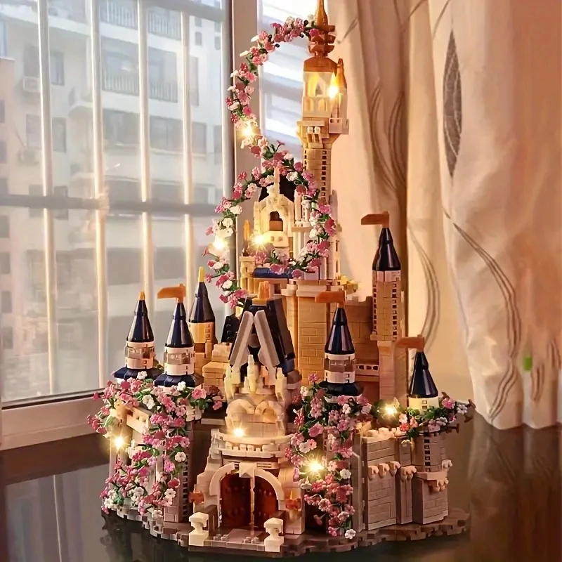 3265 Pieces of High-Difficulty Castle Model Building Block Toys, Building Series Assembly Toys, Desktop Decorations, Holiday and Birthday Gifts - view 4