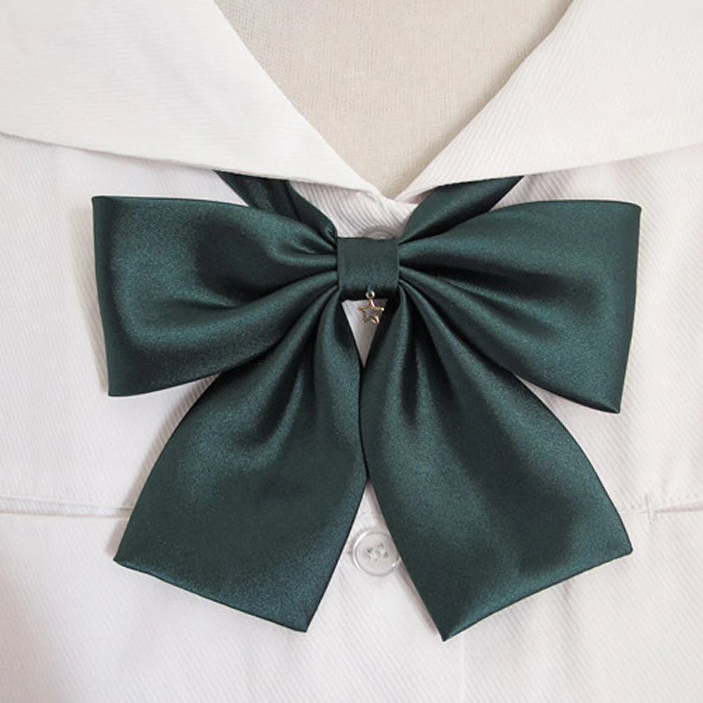 

Business Chic Costume School Vintage Student Bow Tie Ribbon Bowtie Satin Cravat Neck Ties