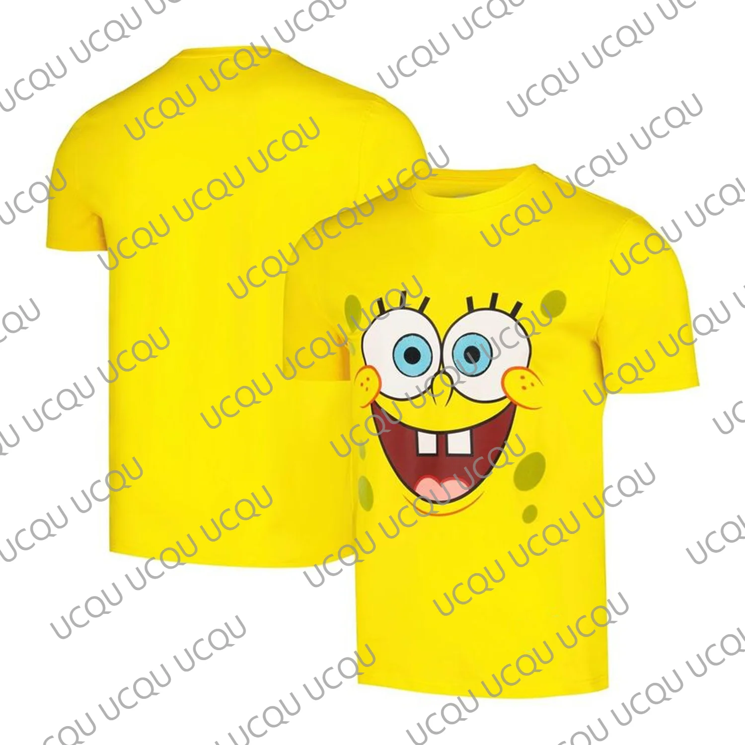 2024 New Arriavl  Submarine Yellow sponge Cotton T-shirt For Adult/Kids  Oversized Cosplay Jersey