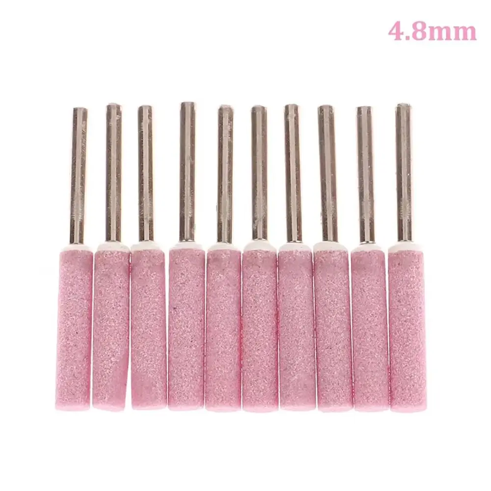 30Pcs Chainsaw Head Grinding Stone File Mounted Points Sharpening Carving Tools Chainsaw Sharpener Stones 4/4.8/5.5/6mm