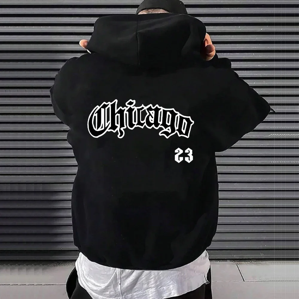 Gothic Printed Sweatshirt Men\'s Women\'s Fleece Casual Hooded Pullover Harajuku Hoodies Autumn Winter Loose Oversized Streetwear