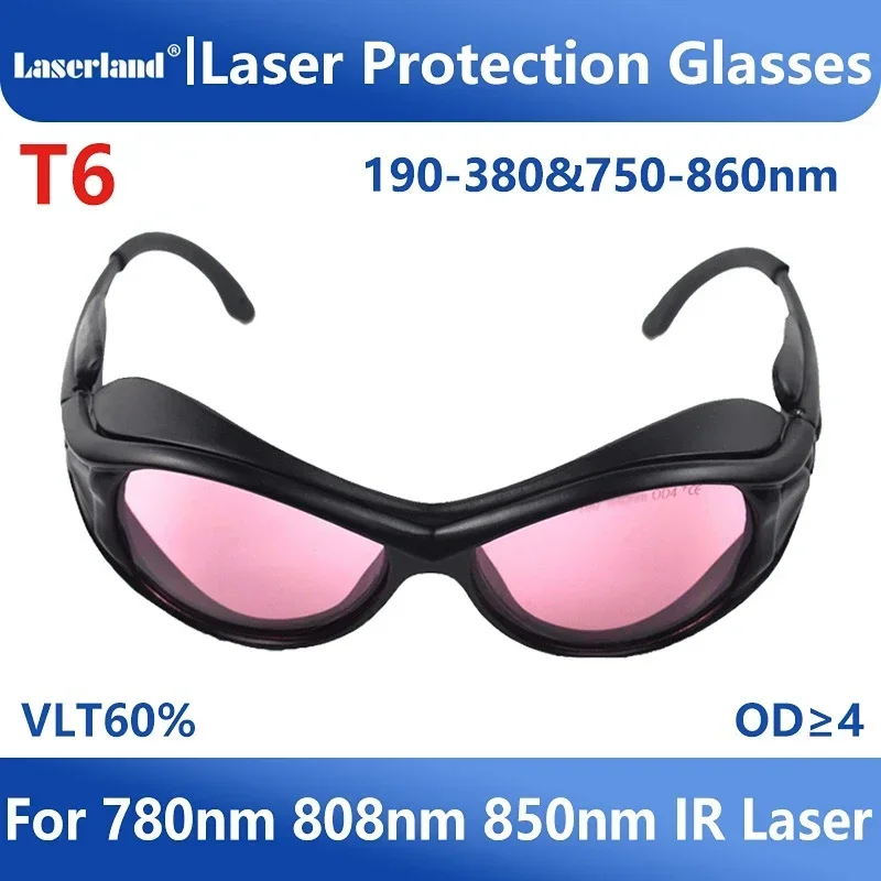 

T6 780nm 808nm 810nm 830nm Infrared Laser Hair Removal Fatigue Monitoring Safety Protection Glasses