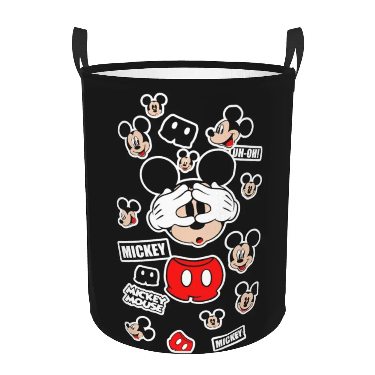 Mickey And Minnie Cartoon Toy Storage Box Sturdy Kids Toys Bin Organizer Basket for PlayRoom