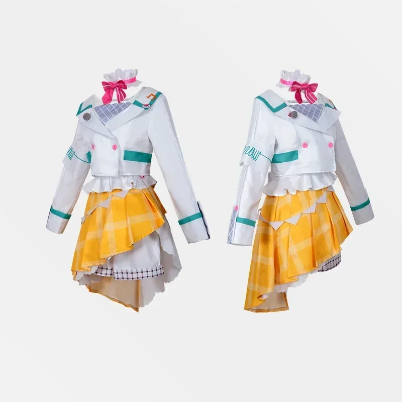 Game Rin Len Cosplay Kostuum Volwassen Vrouwen Mannen Magisch Mirai Uniform Pak Halloween Party Outfit