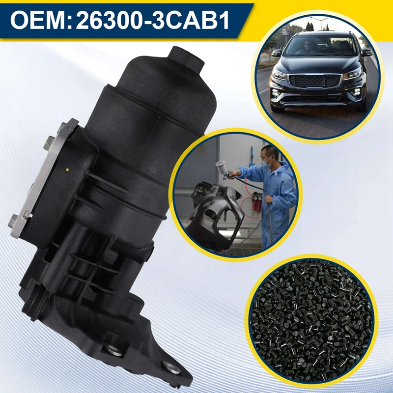 26300-3CAB1 Car Accessories Oil Filter Assy For Hyundai Azera Santafe Kia Sorento Cadenza Sedona 3.3L V6 2013-2018