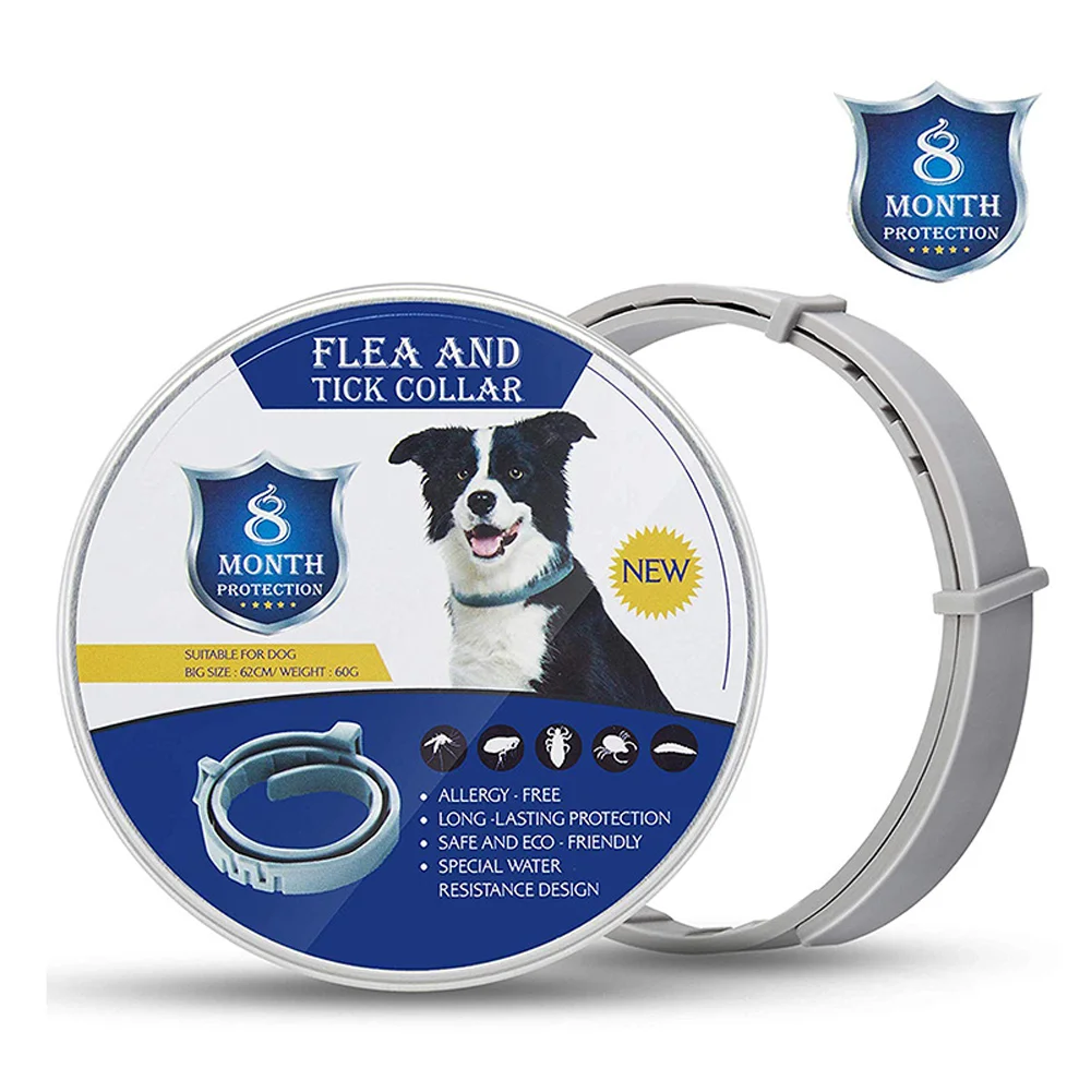 Flea,Tick & Lice Repellent Collar for Dogs&Cats– Adjustable Waterproof Pet Pest Control Collar with Natural Essential Oils - view 4