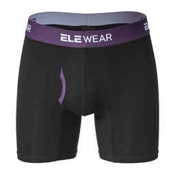 Bamboo Men Underwear Boxers With Opening Breathable Boxershorts Men's Panties Underpants Plus Size Fashion Boxers Brief