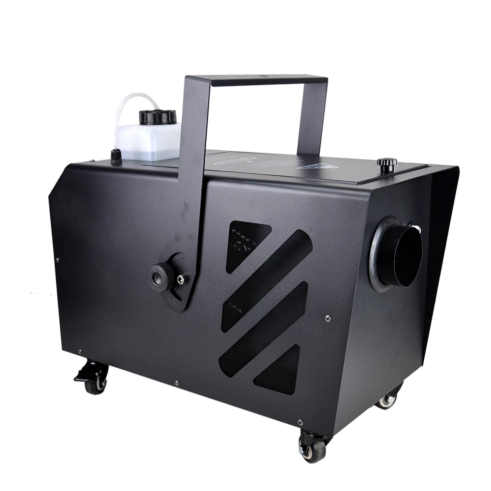 Freeshipping 1500W Mini Low Ground Water Fog Jet Machine 4 Wheels Water Auto Supply Function DMX Manual Control  Disco DJ TP-T64