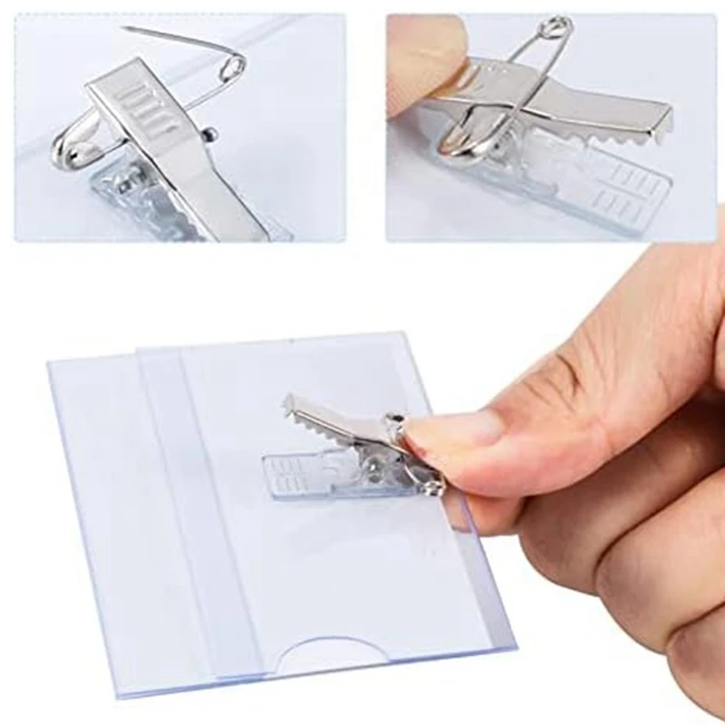 100 шт., горизонтальные держатели для карт, 90 х55 мм