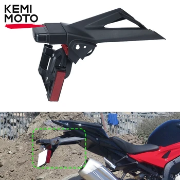 Rear License Plate Holder Frame Bracket Tail Tidy Black For BMW S1000RR S1000R 2013-2020 HP4 2011-2014 Motorcycle Accessories