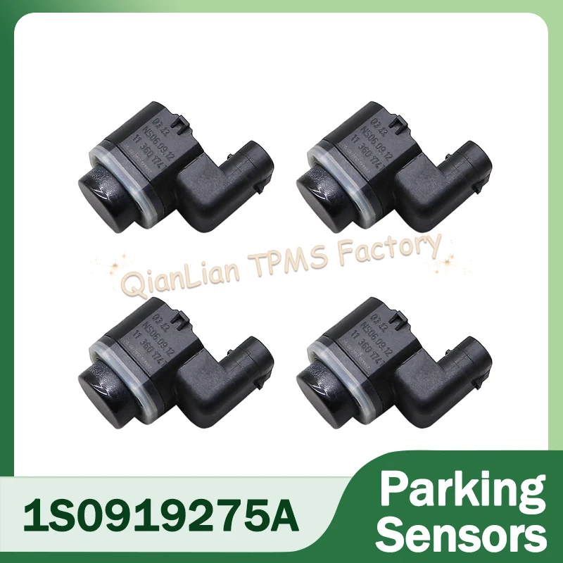 1/4pcs 1S0919275A PDC Parking Sensor For VW CADDY CC TIGUAN AUDI A1 A4 A6 S4 S6 S8 RS4 SEAT ALTEA EXEO Backup Assist Radar