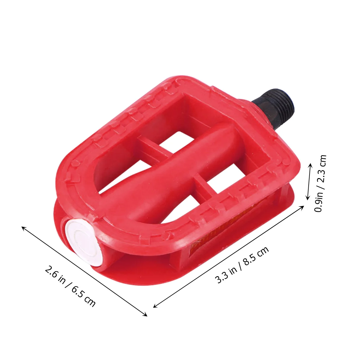 1 Pair of Pedals Mountain Bike Pedals for Mountain Cycling Road Bicycles (Red) bike treadle vehicle pedal