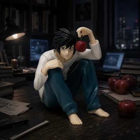 L·Lawliet, Figure, DN Figure, DEATH/NOTE, Anime Merchandise, Anime Merch Gift For Friends Birthday, Anime Character Statue Ornament, Desktop Ornament, PC Decoration, Holiday Gift, Exquisite Small Gift