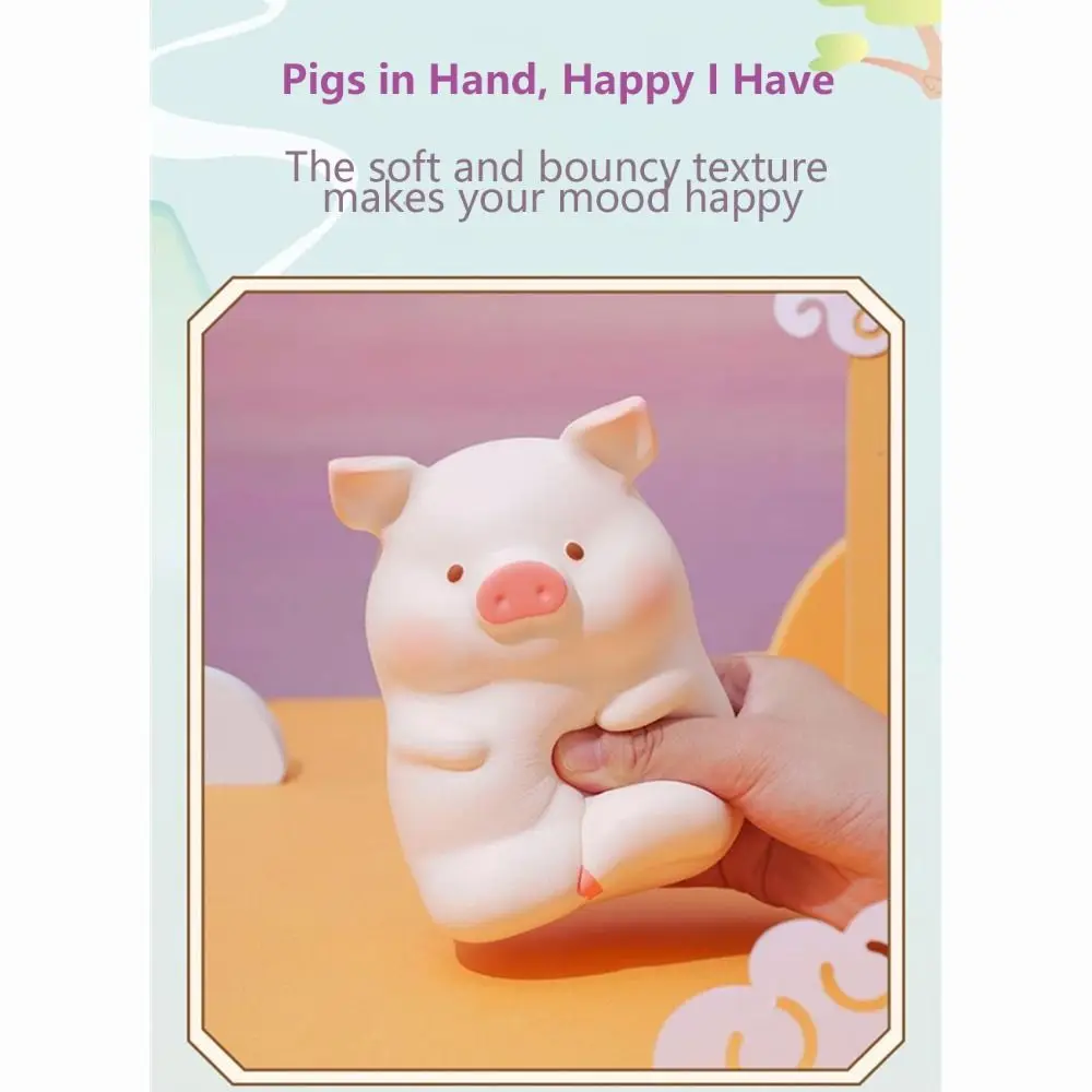Trendy Slow Rebound Lulu Pig Decompression Kawaii PU Antistress Gift Anime Accessories Girls