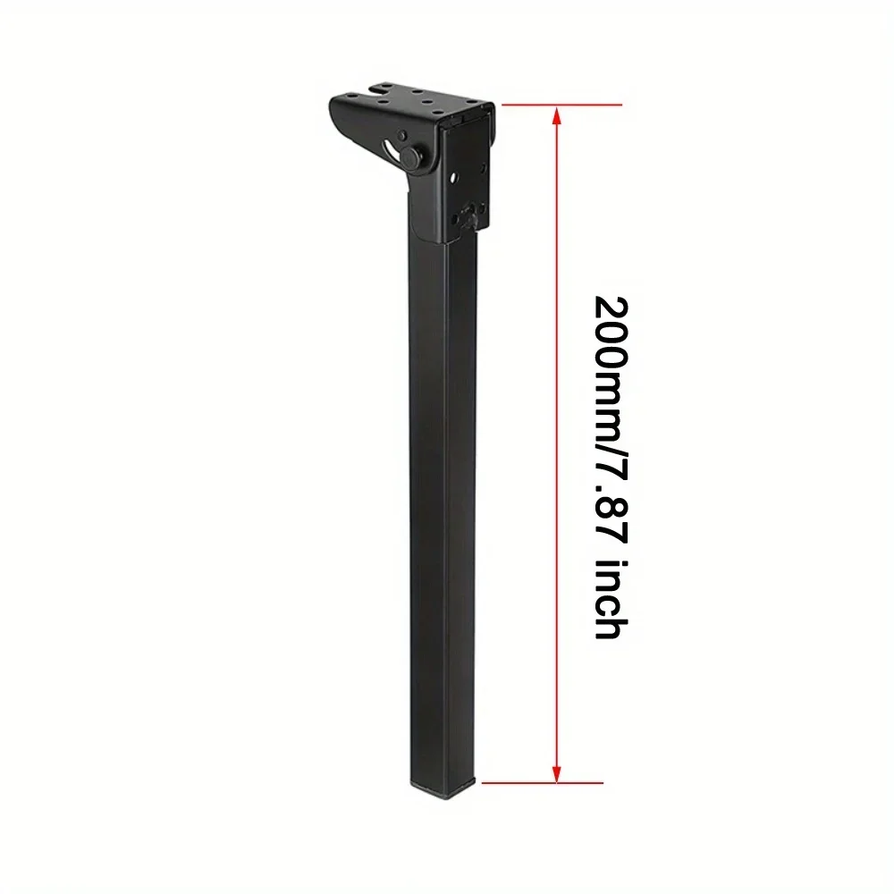 4PCS 20CM Metal Square Folding Furniture Legs DIY for Sofa Bed Cabinet Table Replacement Furniture Accessories
