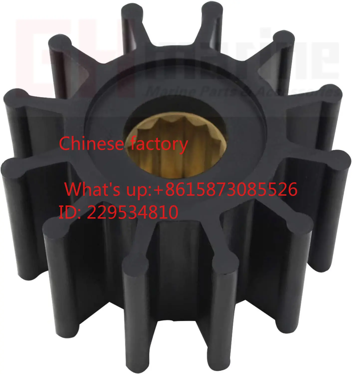 Applicable to Yanmar engine generator water pump impeller 129470-42530, 129470-42531