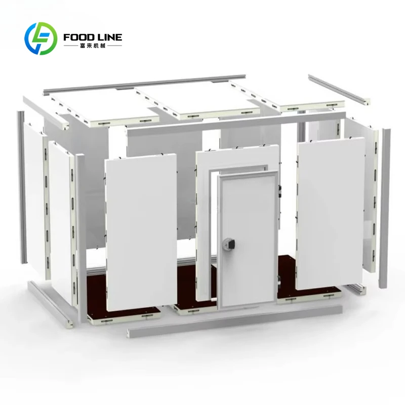 Customized Solar Cold Storage Energy Saving Cold Room Mobile Walk in Freezer for Seafood Vegetable Refrigeration