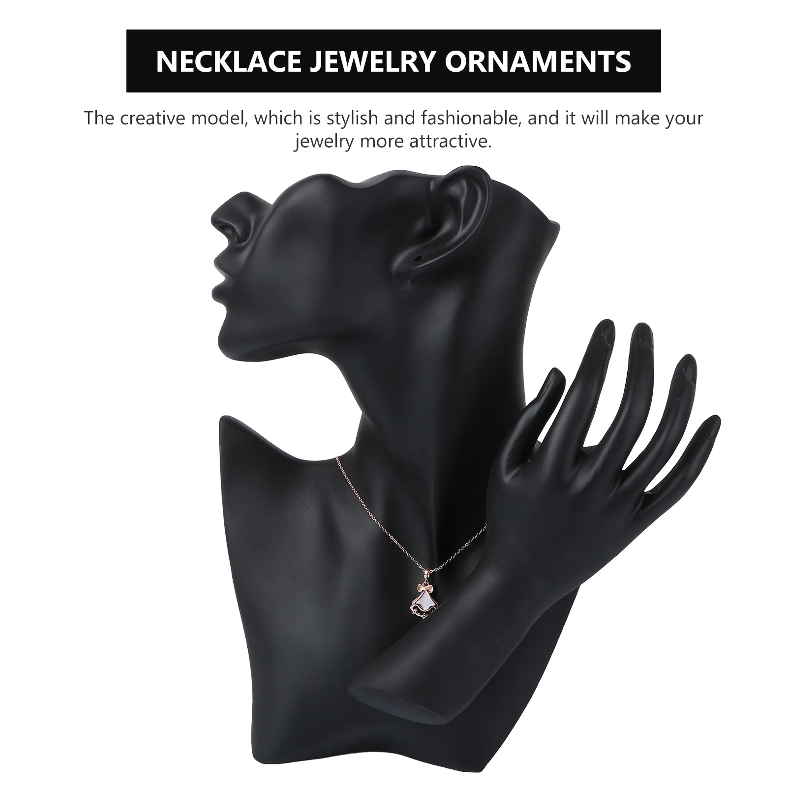 1 قطعة مجوهرات من مادة الراتنج الإبداعية عرض قلادة حامل القرط رف سطح المكتب حلية حلقة التخزين المنظم عرض المجوهرات