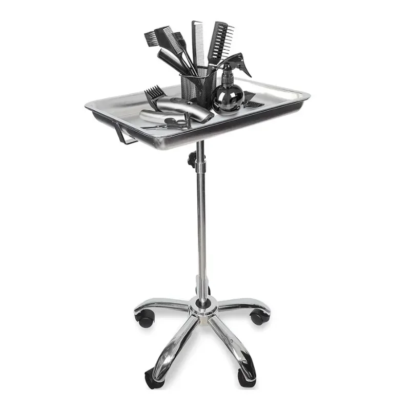 

Stainless Steel Salon Trolly Serving Wheels Beauty Salon Trolly Makeup Rolling Commercial Wozek Kosmetyczny Pretty Furniture