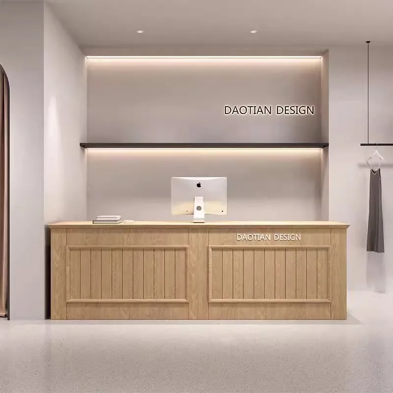 أمين الصندوق الفاخرة مكتب الاستقبال ديكورات العداد الجمال الحديث مكتب الاستقبال مكافحة مكتب الأثاث التجاري الجمالي