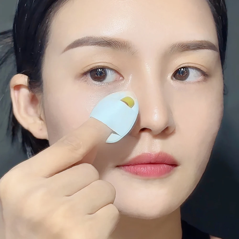 7/10PCS Mini Air Cushion แป้งพัฟ Water Drop Shaped คอนซีลเลอร์แต่งหน้าเครื่องมือขนาดเล็กปลายนิ้วพัฟสําหรับ Smooth FINISH การประยุกต์ใช้