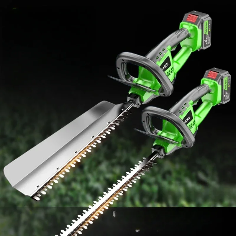 Brushless Electric Hedge Trimmer Rechargeable Garden Greening Thick Branches Lithium Battery Tea Tree Trimmer Long Endurance