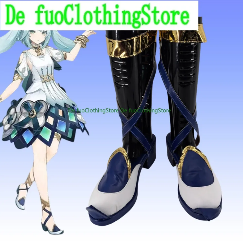 衣類原神インパクトファルザンコスプレ靴アニメゲームロールプレイングハロウィンパーティーコスチューム靴ブーツデフオ