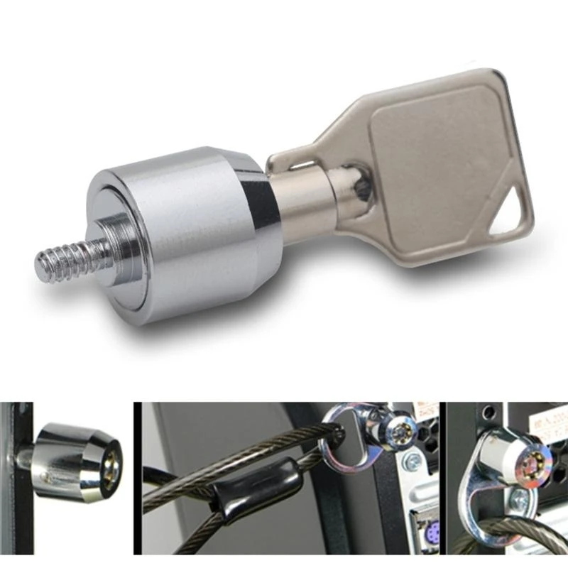 

2025 New Computer Hosting Chassis Lock PC Management Lock Anti-theft Lock with Keys