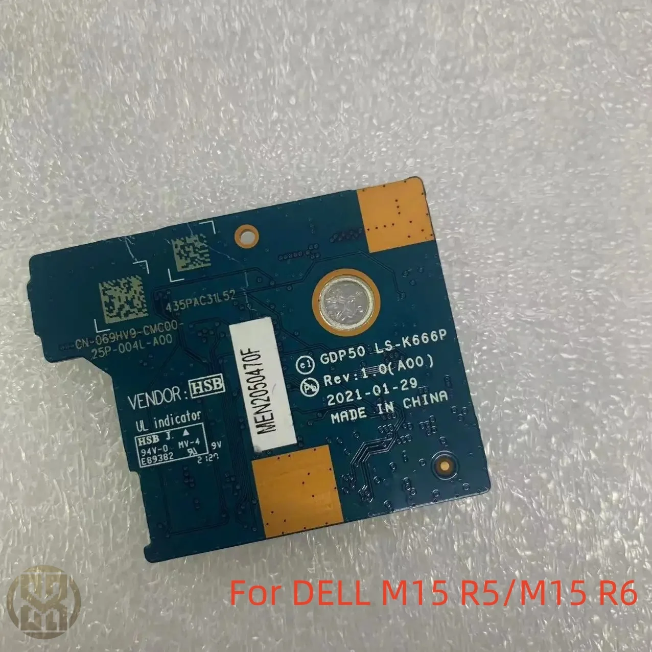CN-0M1VNF 0M1VNF LS-K666P IO Board USB Keyboard Connector For Dell M15 R5 R6