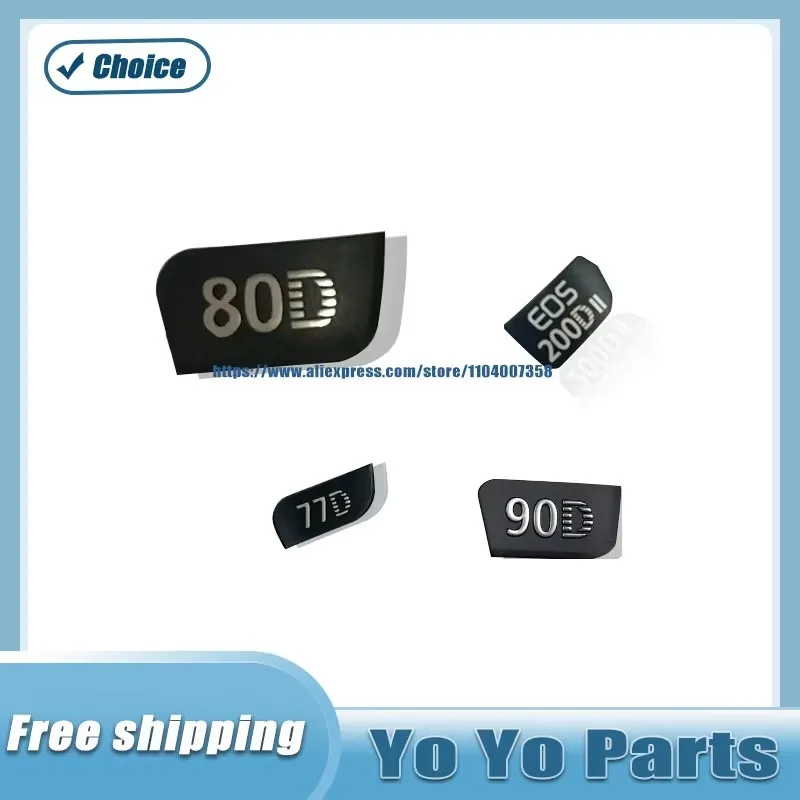 For Canon 80D 90D 200D II 77D Nameplate ﻿Digital Camera Lable Replacement Spare Parts Camcorder Repair Accessory